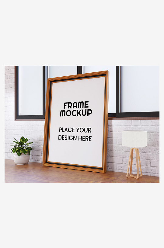 证书边框照片相框样机-众图网