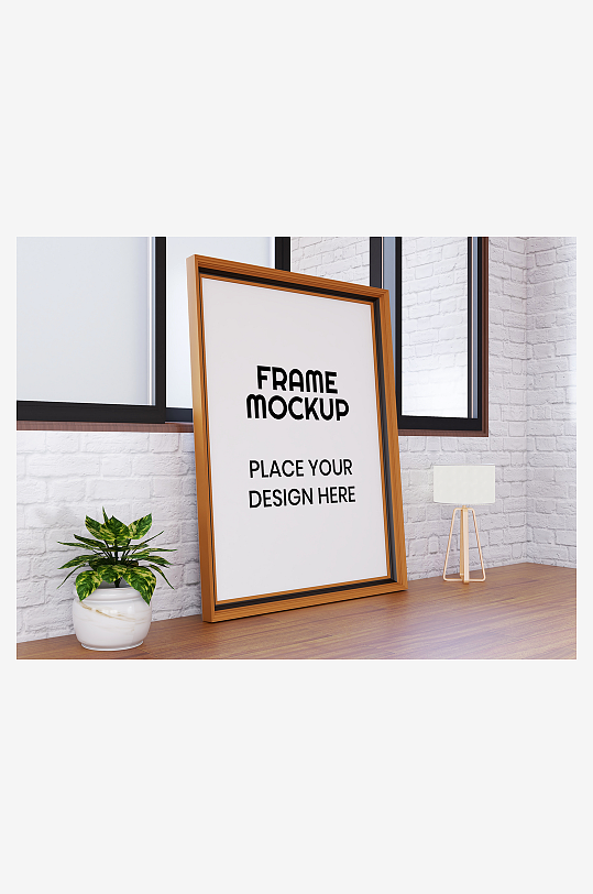 证书边框照片相框样机-众图网