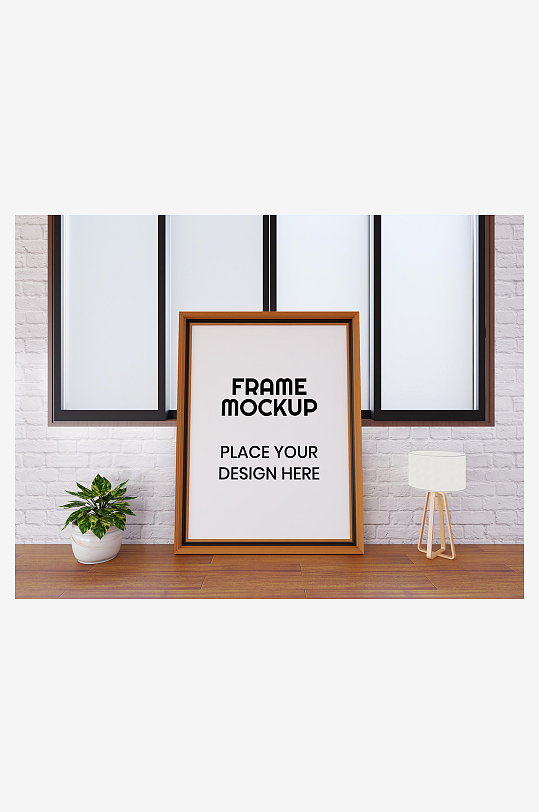 证书边框照片相框样机-众图网