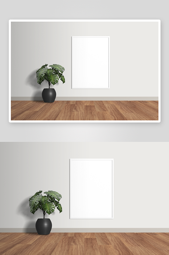 证书边框照片相框样机-众图网