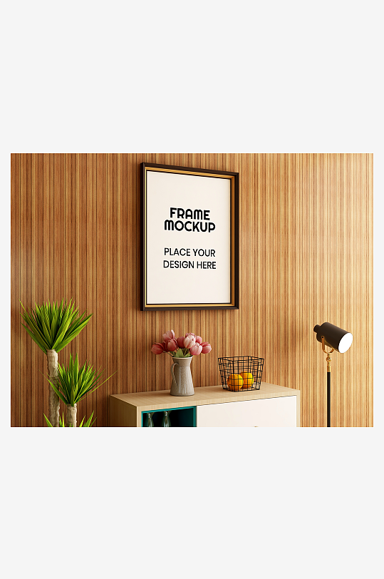 证书边框照片相框样机-众图网