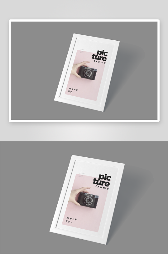 证书边框照片相框样机素材-众图网