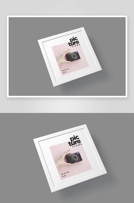 证书边框照片相框样机素材-众图网