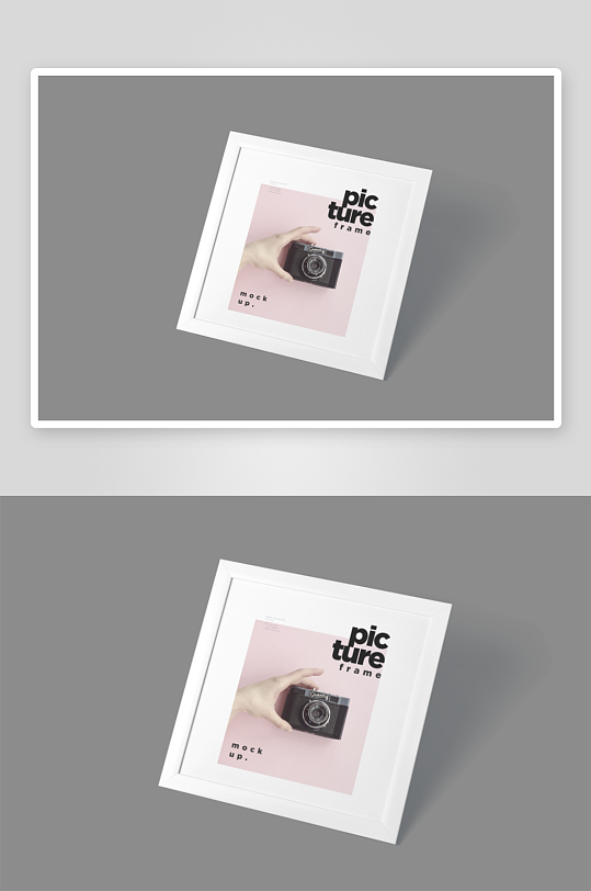 证书边框照片相框样机素材-众图网