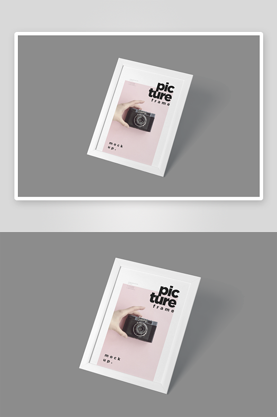 证书边框照片相框样机素材-众图网