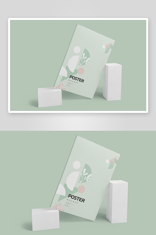 证书边框照片相框样机-众图网