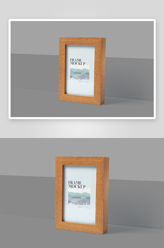 证书边框照片相框样机-众图网