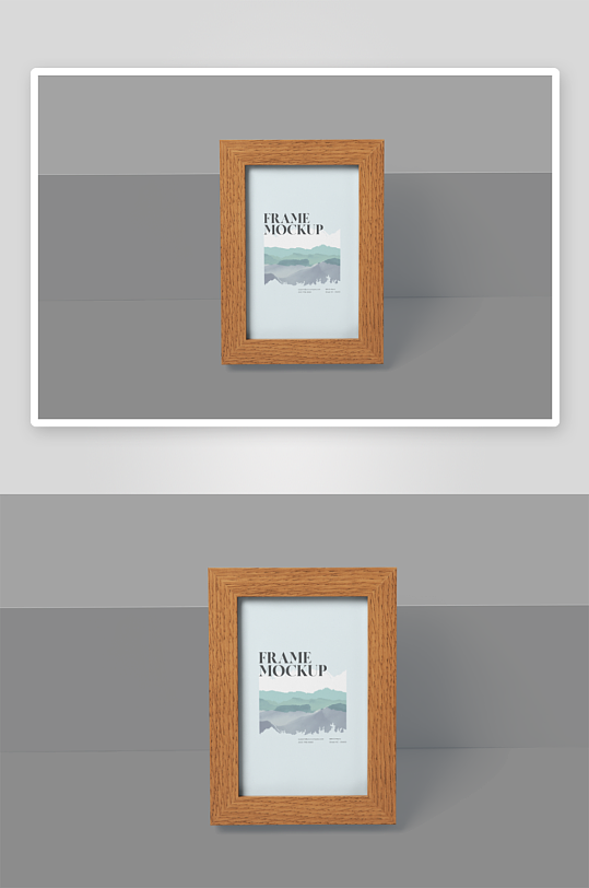 证书边框照片相框样机-众图网