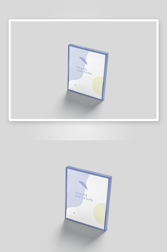 证书边框照片相框样机-众图网