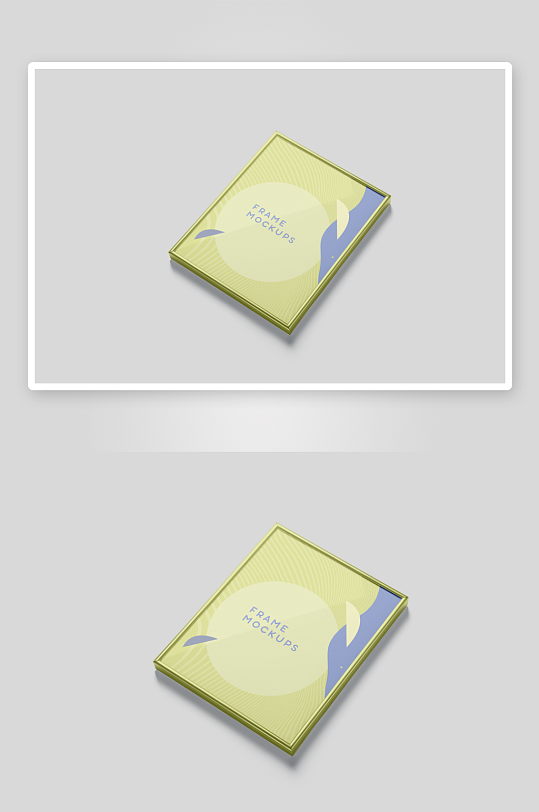 证书边框照片相框样机素材-众图网