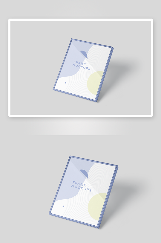 证书边框照片相框样机素材-众图网