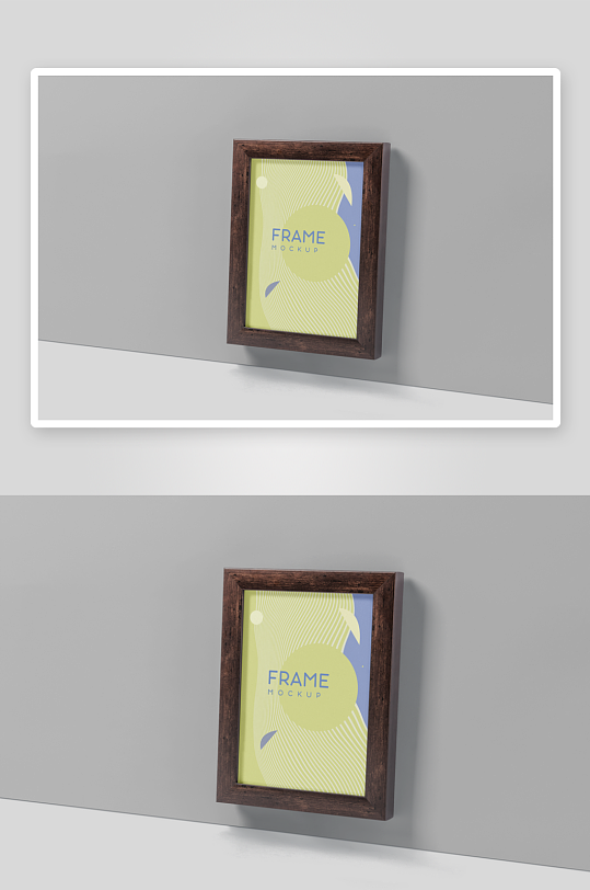 证书边框照片相框样机素材-众图网