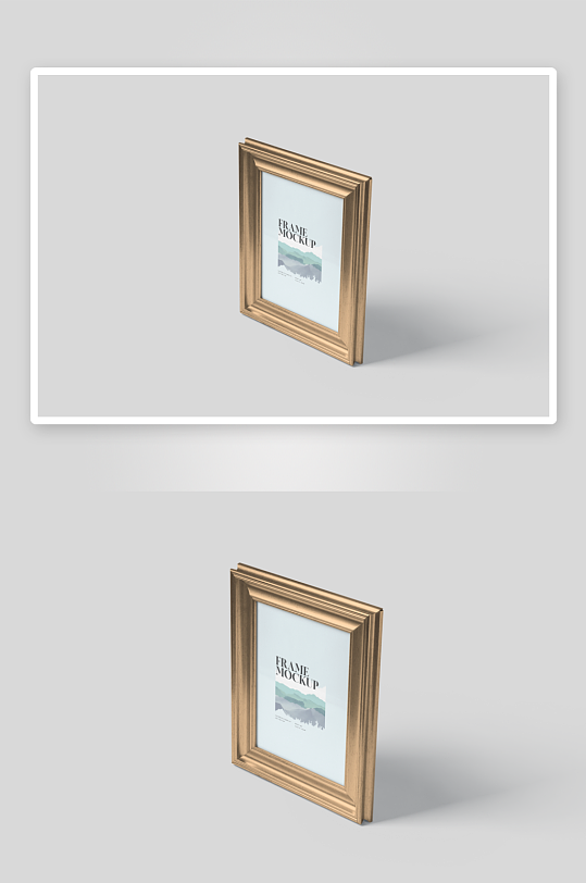 证书边框照片相框样机素材-众图网