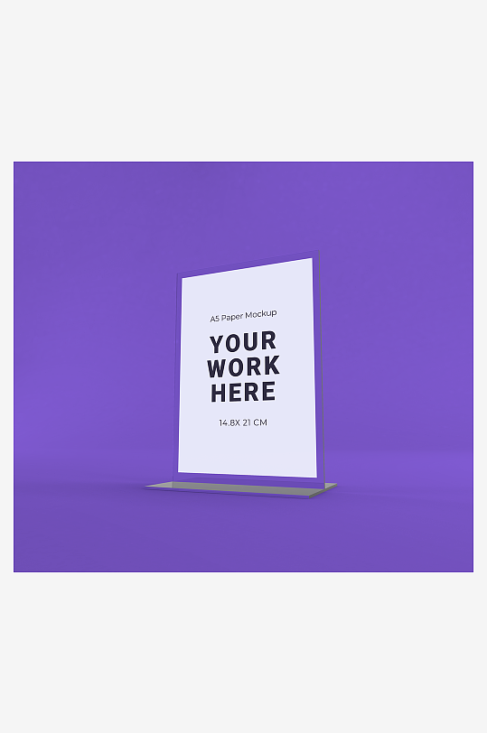 证书边框照片相框样机-众图网