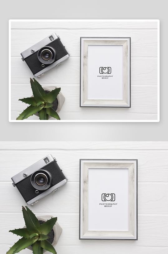 证书边框照片相框样机-众图网