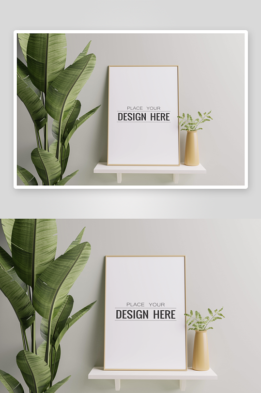 证书边框照片相框样机素材-众图网