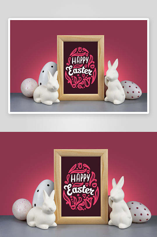 证书边框照片相框样机-众图网