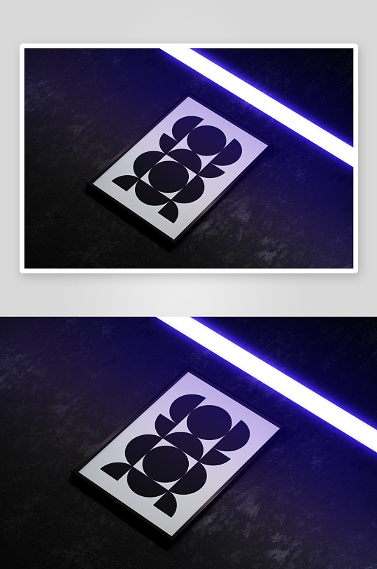 证书边框照片相框样机-众图网