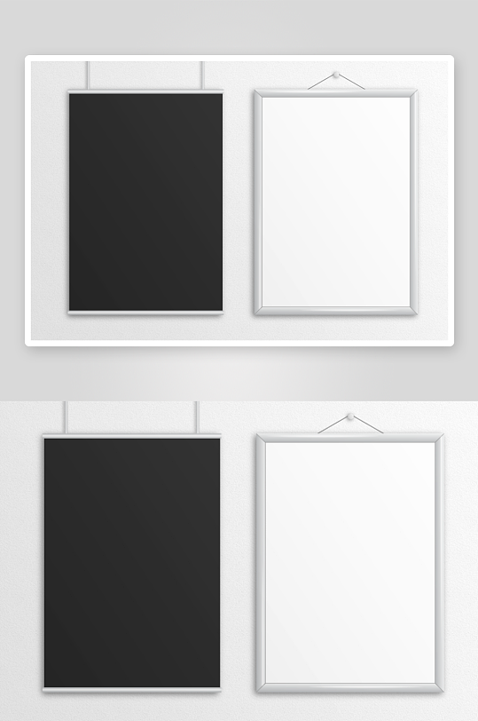 证书边框照片相框样机-众图网