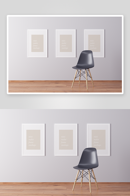 证书边框照片相框样机-众图网