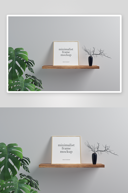 证书边框照片相框样机-众图网