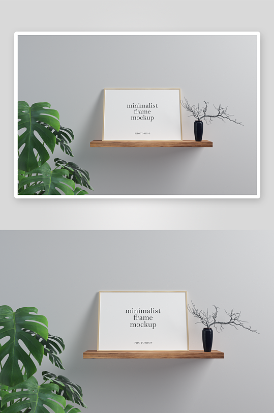 证书边框照片相框样机-众图网