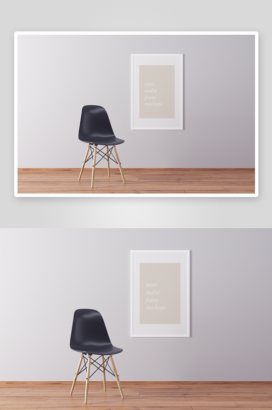 证书边框照片相框样机-众图网