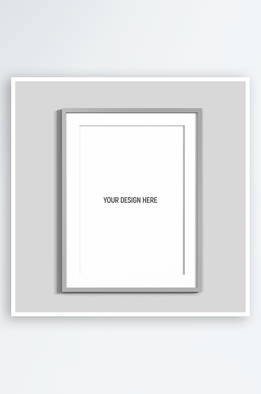 证书边框照片相框样机-众图网