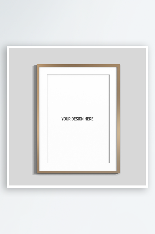 证书边框照片相框样机-众图网