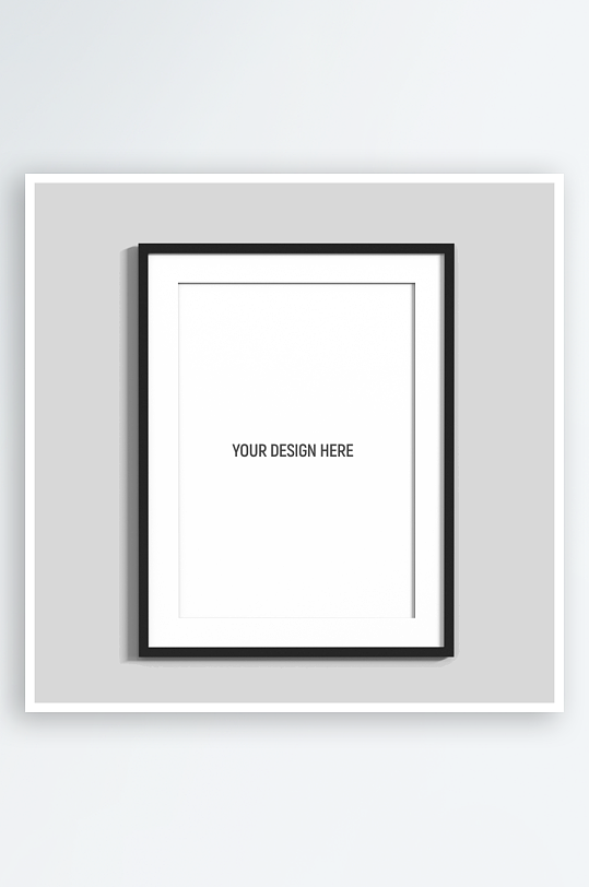 证书边框照片相框样机-众图网