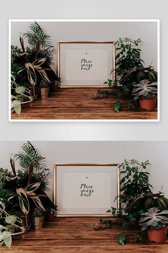 证书边框照片相框样机素材-众图网