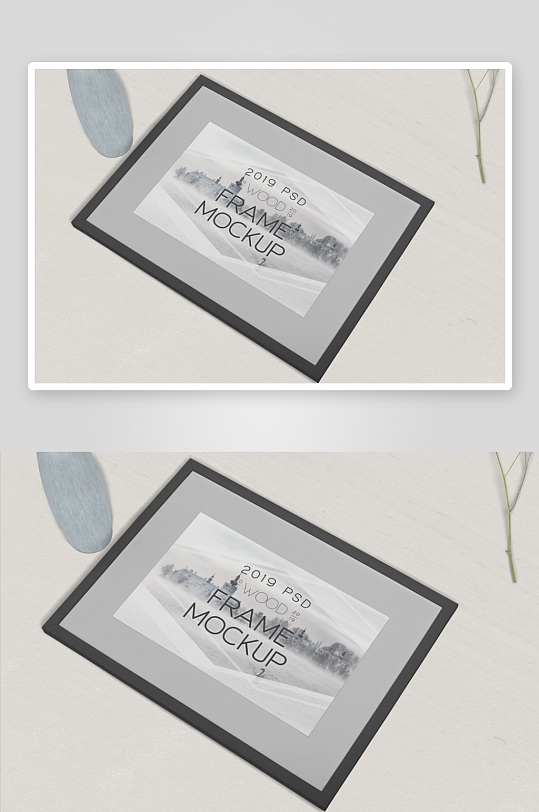 证书边框照片相框样机素材-众图网