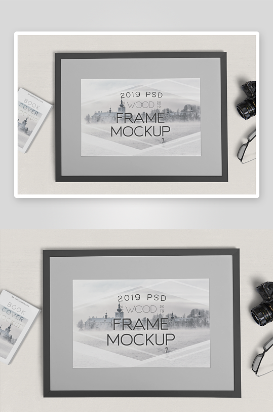 证书边框照片相框样机素材-众图网