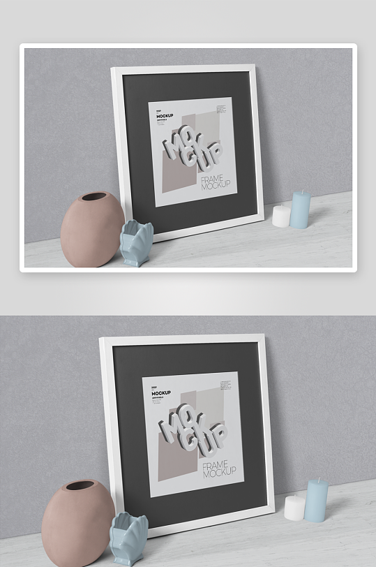 证书边框照片相框样机素材-众图网