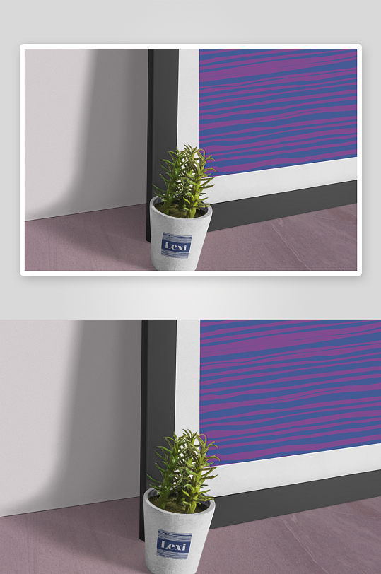 证书边框照片相框样机-众图网