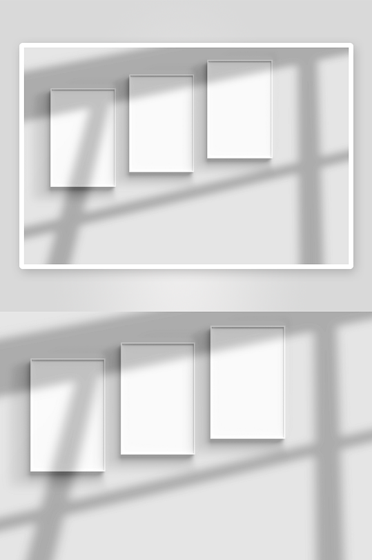 证书边框照片相框样机-众图网