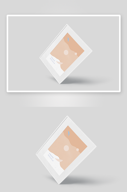 证书边框照片相框样机素材-众图网