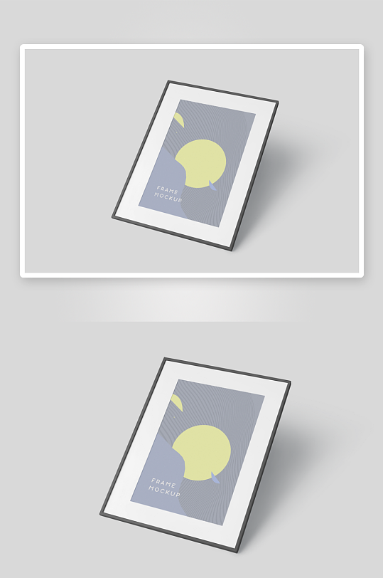 证书边框照片相框样机素材-众图网