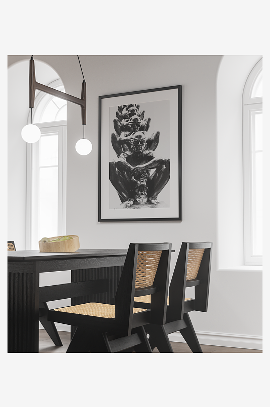 证书边框照片相框样机-众图网