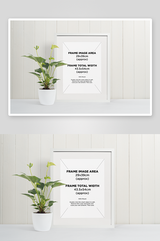 证书边框照片相框样机素材-众图网