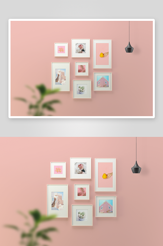 证书边框照片相框样机素材-众图网