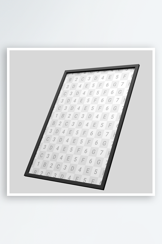 证书边框照片相框样机素材-众图网