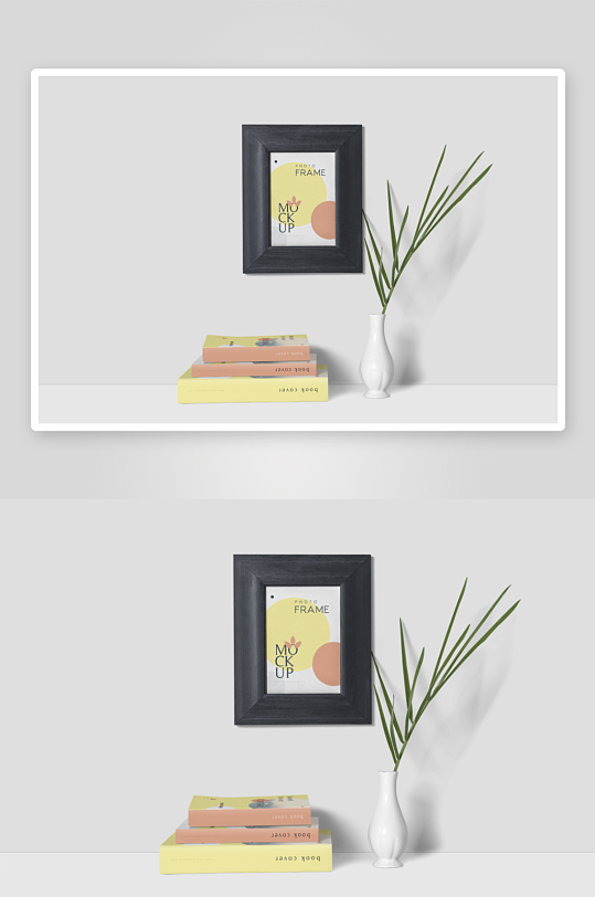 证书边框照片相框样机-众图网