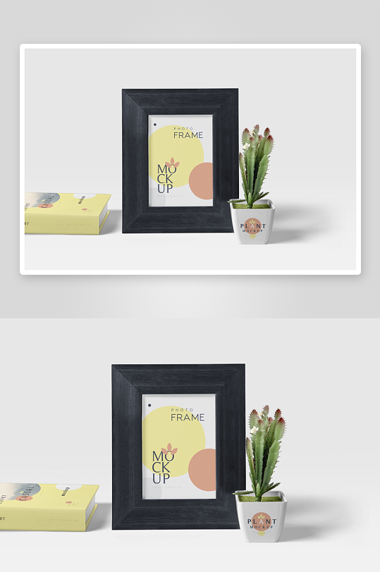 证书边框照片相框样机-众图网