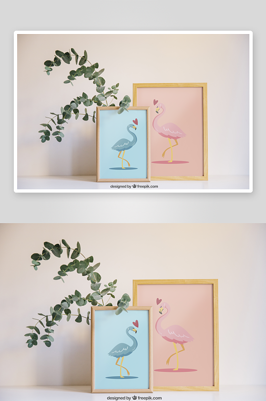 证书边框照片相框样机素材-众图网