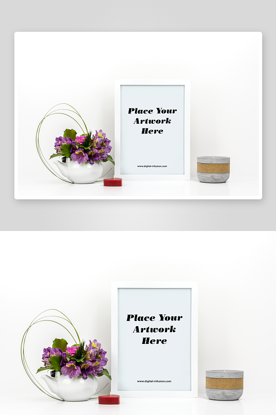 证书边框照片相框样机素材-众图网