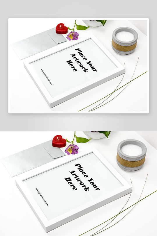 证书边框照片相框样机素材-众图网