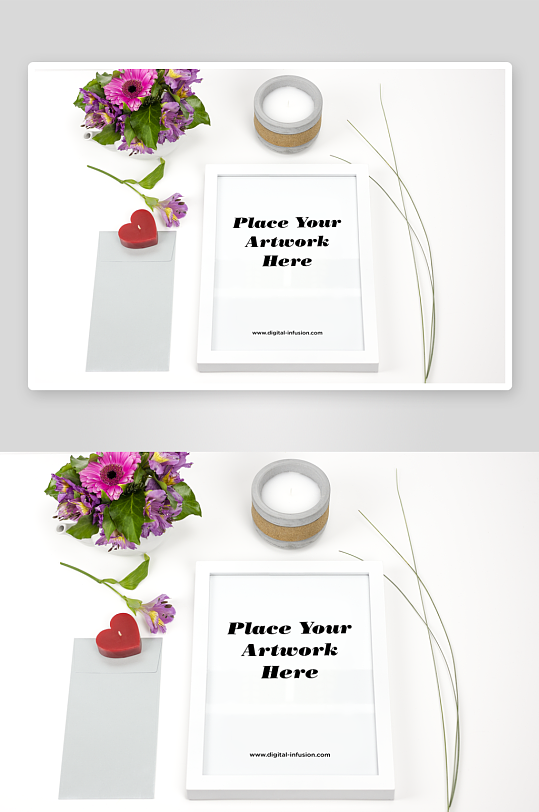 证书边框照片相框样机素材-众图网