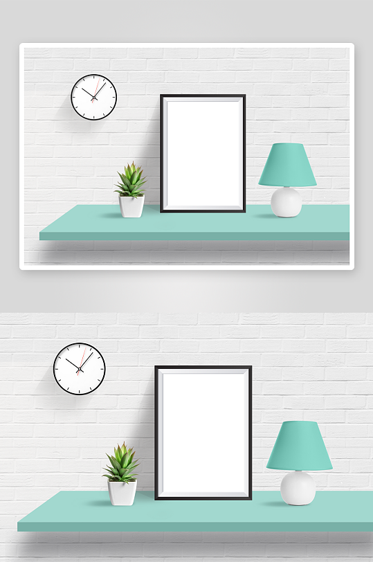 证书边框照片相框样机素材-众图网