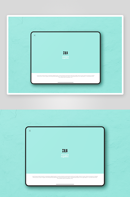 Ui界面边框样机素材-众图网